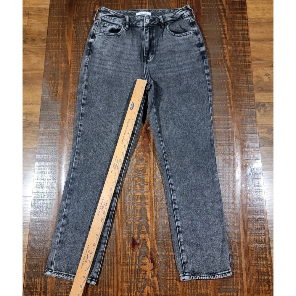 PacSun Mom Jeans High Rise Size 27×27 Relaxed Fit Black Wash Y2K 100% Cotton 90s